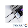 Дата кабель USB 2.0 AM to Lightning 2.0m 3A black XO (NB302-AI-2.black)