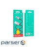 Дата кабель USB 2.0 AM to Micro 5P 1.0m silicone black BOROFONE (6974443386387)