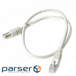 Патч корд Cablexpert 0.5м FTP, Серый, 0.5 м (PP22-0.5M)