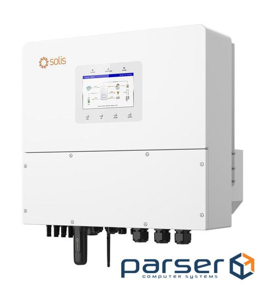 Гібридний інвертор SOLIS S6-EH3P20K-H 20KW HV-battery 4 MPPT Wi-Fi 220/380V Трифазний 