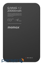 Портативний зарядний пристрій WRL 20000MAH Q.MAG X2 BLACK IP133D MOMAX