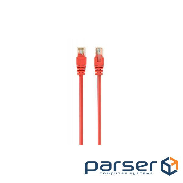 Патч корд PP6U-1M / R, UTP, категорія. 6, литий, 50u "штекер із засувкою, 1 м, червоний