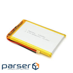 Літій-полімерний акумулятор 6,5*60*90mm (Li-ion 3.7В 5000мА&middot,год) (656090) ) (656090)