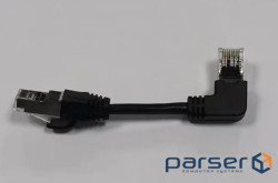 Патч-корд литий UTP, RJ45(прямий / кутовий), неекранований, UTP5e 0.13m,patch D= (PCM-CU-5E / 0.13B)