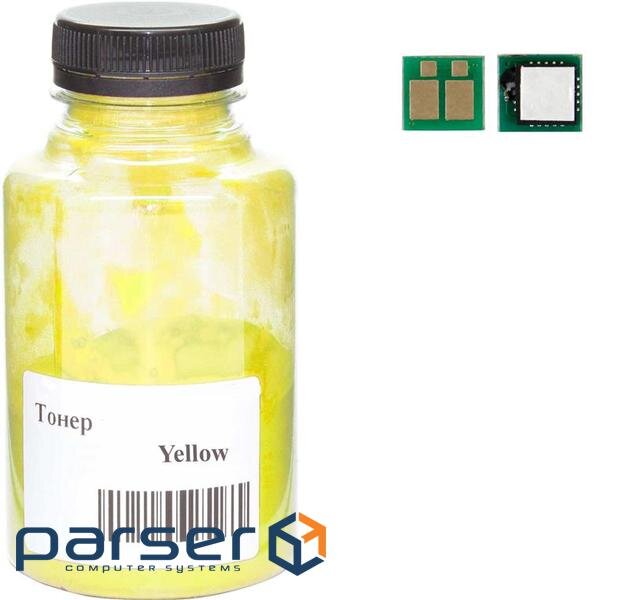 Toner Canon 054 MF641/643/645, LBP-621/623, 45г 1.2K Yellow +chip AHK (3203612)