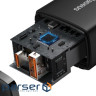 Зарядний пристрій Baseus Compact Quick Charger U+C 20W EU Black (CCXJ-B01)