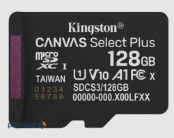 Карта памяти SanDisk Kingston microSD128GB C10 UHS-I A1 V10 R150MB/s