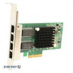 SYBA IO Card SY-PEX24045 4Port Gigabit Ethernet PCI Express x4 Network Interface Card Retail