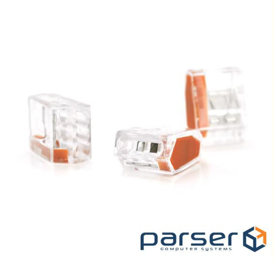 Клема сполучна 3-провідна WAGO К773-253 для розподільних коробок, 3-pin, прозора, у (К773-253 / 50)