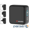 Зарядний пристрій VERBATIM Mini GaN 140W 3xUSB-C, 1xUSB-A, PD3.0, QC3.0 Black (30240)