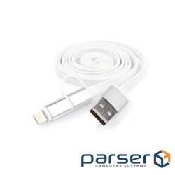 Date cable USB 2.0 AM to Micro 5P&Lightning 1.0m Vinga (USBAMMICRO&Lightning-1.0)