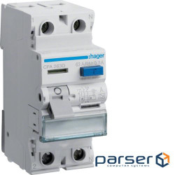 ПЗВ 2P 6kA 63A 300mA A (CFA263D)