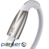 Кабель BASEUS Glimmer Series Fast Charging Data Cable Type-C to Lightning 20W 1м White (CADH000002)