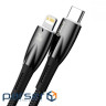 Кабель BASEUS Glimmer Series Fast Charging Data Cable Type-C to Lightning 20W 1м White (CADH000002)