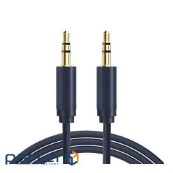 Кабель Cabletime Audio 3.5 mm M - 3.5 mm M, 2 m, Black, 3 pin (CF15L)