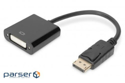 Адаптер DIGITUS DP 1.1 - DVI Full HD, M/F, 0.15 m (AK-340401-001-S)