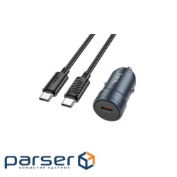 Автомобільний зарядний пристрій HOCO Z57 Glorious single-port PD30W car charger set (6942007633086)