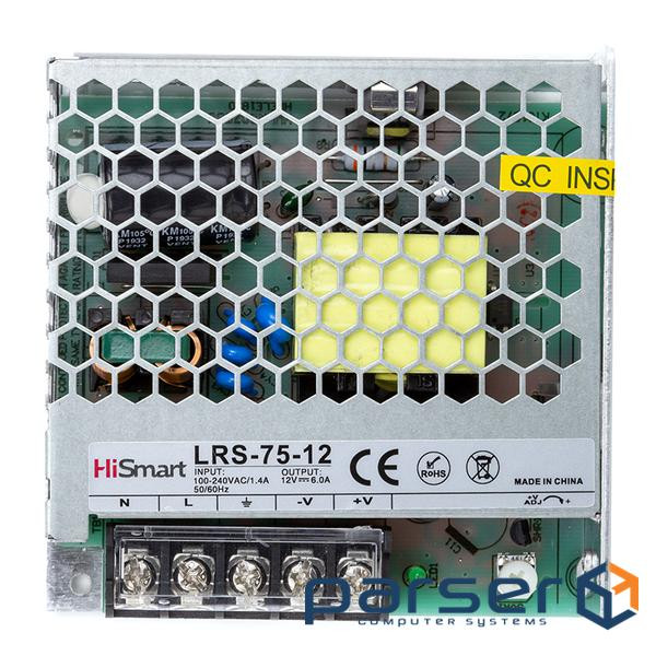 Блок живлення для систем відеоспостереження MeanWell LRS-75-12