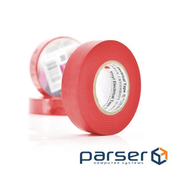 Ізолента 3M 0,13мм * 18мм * 10м (червона), діапазон робочих температур: від (3M / 0,13 / 18 / 10-RD) (3M / 0,13 / 18 / 10-RD)
