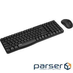 Комплект клавіатура + миша RAPOO X1800S Black