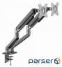 Кріплення настільне для 2-х моніторів GEMBIRD MA-DA2-05 17"-32" Black
