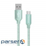 Date cable USB 2.0 AM to Type-C 2.0m mint ColorWay (CW-CBUC008-MT)