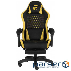 Крісло ігрове GT Racer X-2339 Black/Yellow (X-2339 Fabric Black/Yellow)
