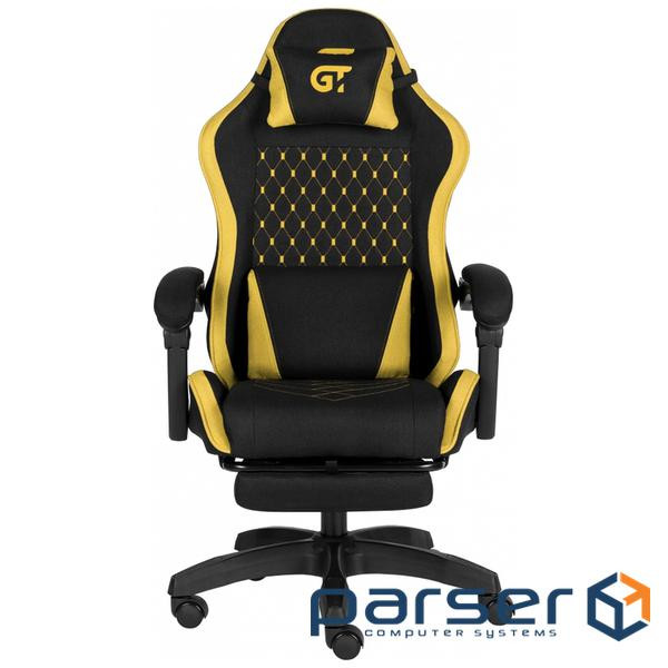 Крісло ігрове GT Racer X-2339 Black/Yellow (X-2339 Fabric Black/Yellow)
