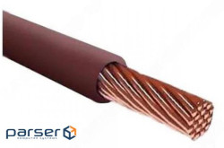 Кабель електричний Мега-Люкс ГОСТ ПВ-3-1.5 ізоляція не підтримує горіння коричнево 100 (130472)