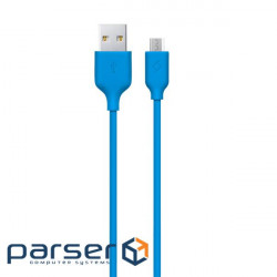 Cable Ttec USB - microUSB 1.2m , Blue (2DK7530M)