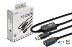 Date cable USB 2.0 AM/AF 10.0m active Digitus (DA-73100-1)