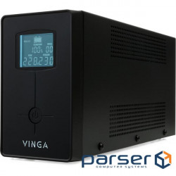 ДБЖ VINGA LCD 600VA USB Metal (VPC-600MU)