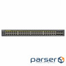 Network switch Cisco SG350X-48-K9-EU Тип - управляемый 3-го уровня, форм-фактор - в стойку, количество портов - 54, порты - SFP+, Gigabit Ethernet, комбинированный, возможность удаленного управления - управляемый, коммутационная способность - 176 Гбит/ с, размер таблицы МАС-адресов - 64000 Кб, корпус - Металический, 48x10/ 100/ 1000TX, 2хSFP+ ZyXel GS192048HPV2-EU0101F