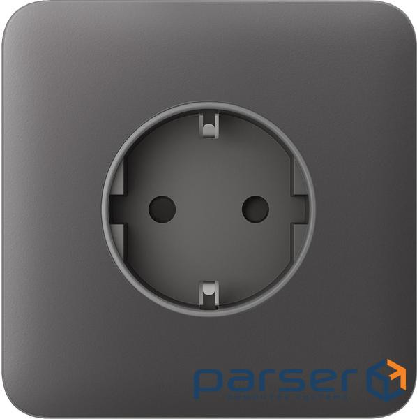 Передня панель для вбудованої розетки Ajax SoloCover for Outlet Basic, grey (000046676) Ajax SoloCover for Outlet Basic, grey (000046676)
