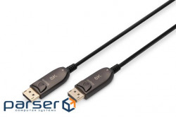 Кабель монітора-сигнальний DisplayPort M/M 60.0m,v1.4 8K@60Hz Optical ThinAndSlim,чорний (78.01.3237 (78.01.3237