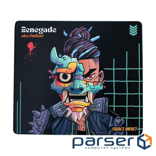 Килимок ігровий Bloody BP-45, колір чорний з малюнком (BP-45 Renegade (Midnight)) (BP-45 Renegade (Midnight))