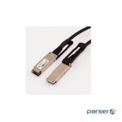 PacTech Cable DAC-QSFP+C75-1.0 1M +/- 0.03 Rapide 40G QSFP+ 30AWG Passive Twinax DAC Brown Box