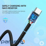 Дата кабель USB 2.0 AM to Type-C 2.0m US288 Aluminum Braid Black Ugreen (60128)