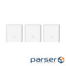 WiFi Mesh система Tenda MX3 (MX3-KIT-3) (AX1500, Wi-Fi EasyMesh, 1xGE WAN, 1xGE LAN, 2 антени по 3