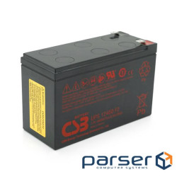 Акумуляторна батарея CSB UPS12460F2, 12V9Ah (151х65х94мм) Q10 / 420 (В&apos,ЄТНАМ) )