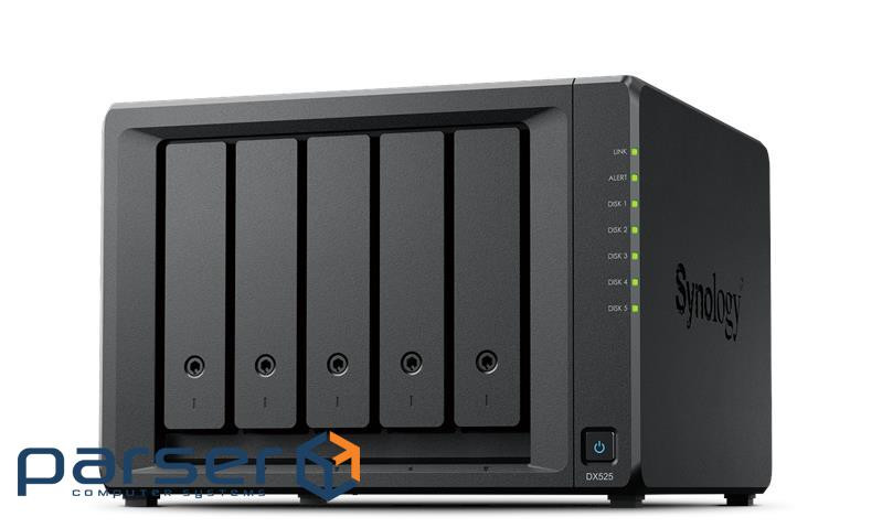 Розширення мережевого сховища Synology DX525
