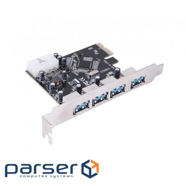 PCI-E Контролер B00158 USB3.0 4ext. Molex VIA RTL