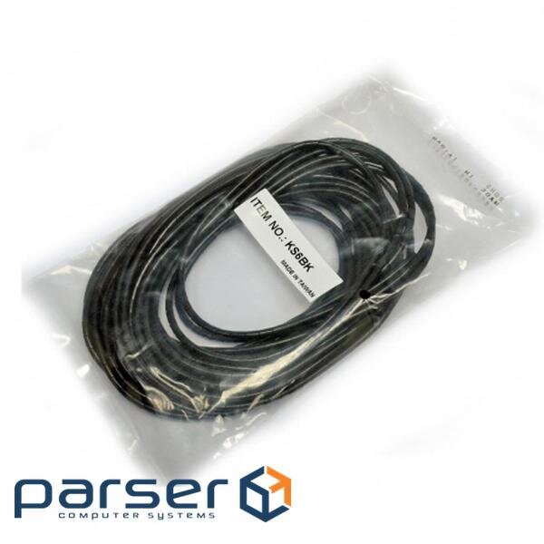 Організатор для уклад. каб. в джгут, спіральні, ПВХ, д. 4.5 мм, 10 м, білий, KSS (KS-6)