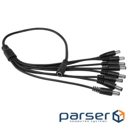 Дільник живлення DC-F => 8xDC-M (D 5,5x2,1мм(2,5мм)) кабель довжи (YT-DC (YT-DC-F=>8xDC-M-40) (YT-DC (YT-DC-F=>8xDC-M-40)