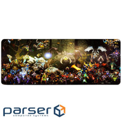 Коврик 300*700 тканинний DOTA2 ''Attack of the Titans'', толщина 3 мм , (AT37 / 20)