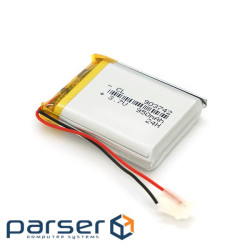 Літій-полімерний акумулятор 9*37*42mm (Li-ion 3.7В 950мА&middot,год) (903742) ) (903742)