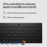 Клавіатура бездротова HP 350 Compact Multi-Device BT UKR black (692S8AA)
