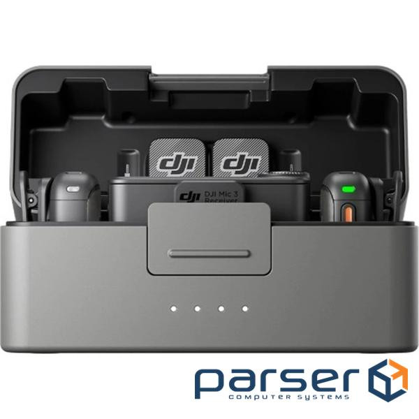 Мікрофон DJI DJI Mic 3 (2 TX + 1 RX + Charging Case) (CP.RN.00000480.01)