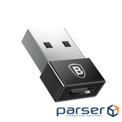 Перехідник Baseus Exquisite USB to Type-C Чорний (CATJQ-A01)