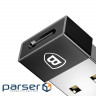 Перехідник Baseus Exquisite USB to Type-C Чорний (CATJQ-A01)